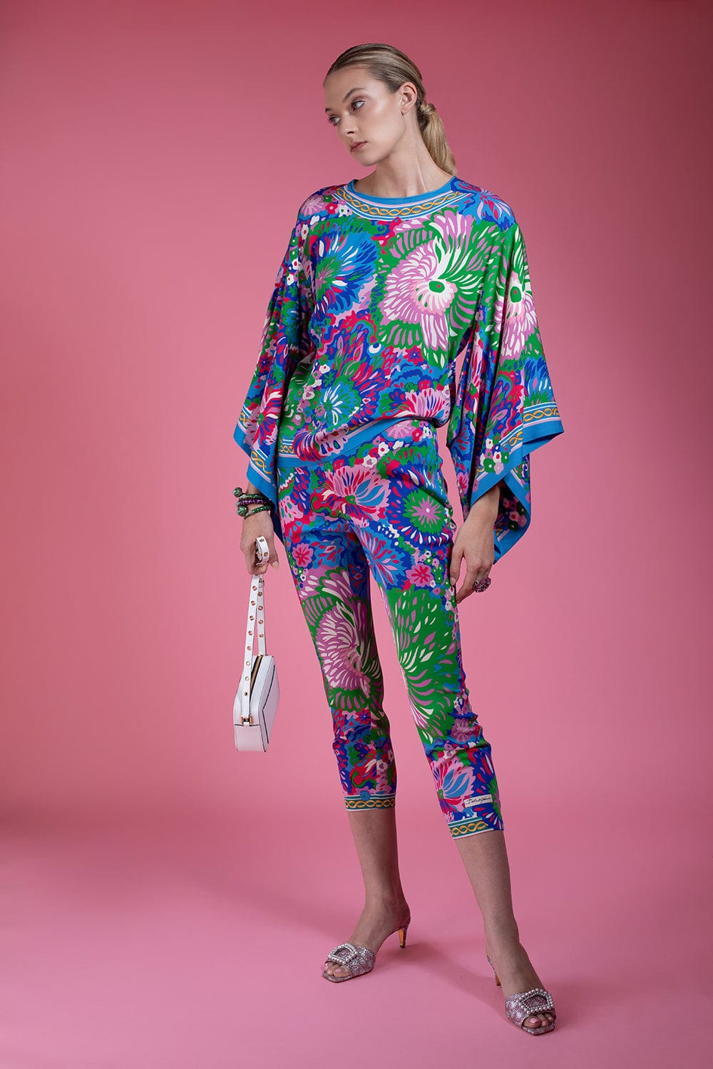 DOLCE & GABBANA-High Waist Charmeuse Leggings-