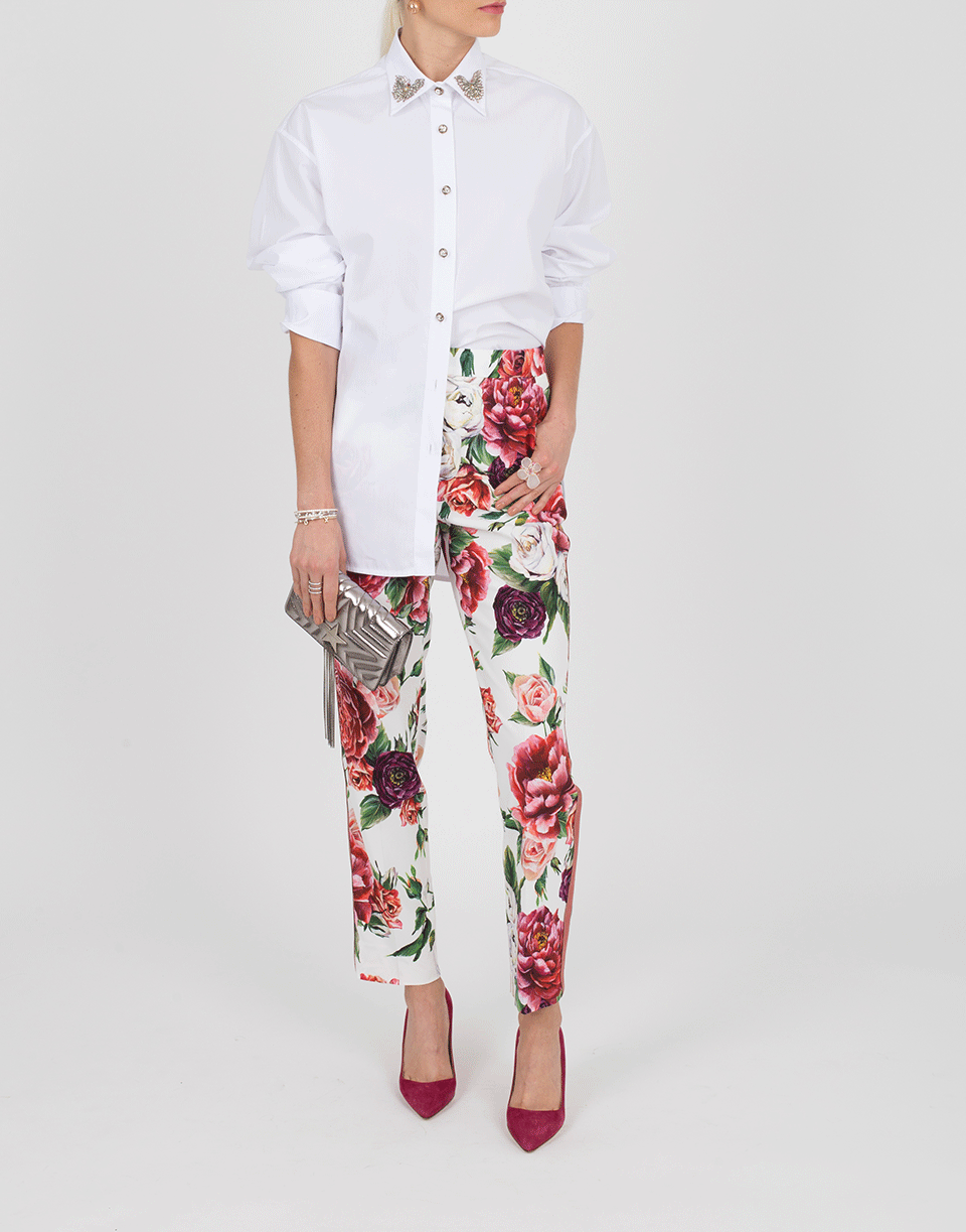 DOLCE & GABBANA-Printed Tux Pant-