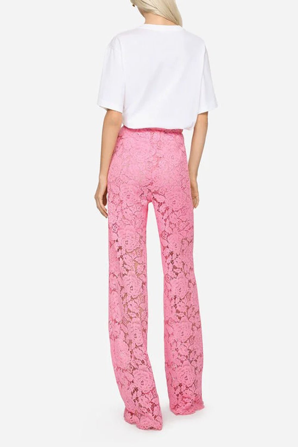 DOLCE & GABBANA-Stretch Lace Pants-