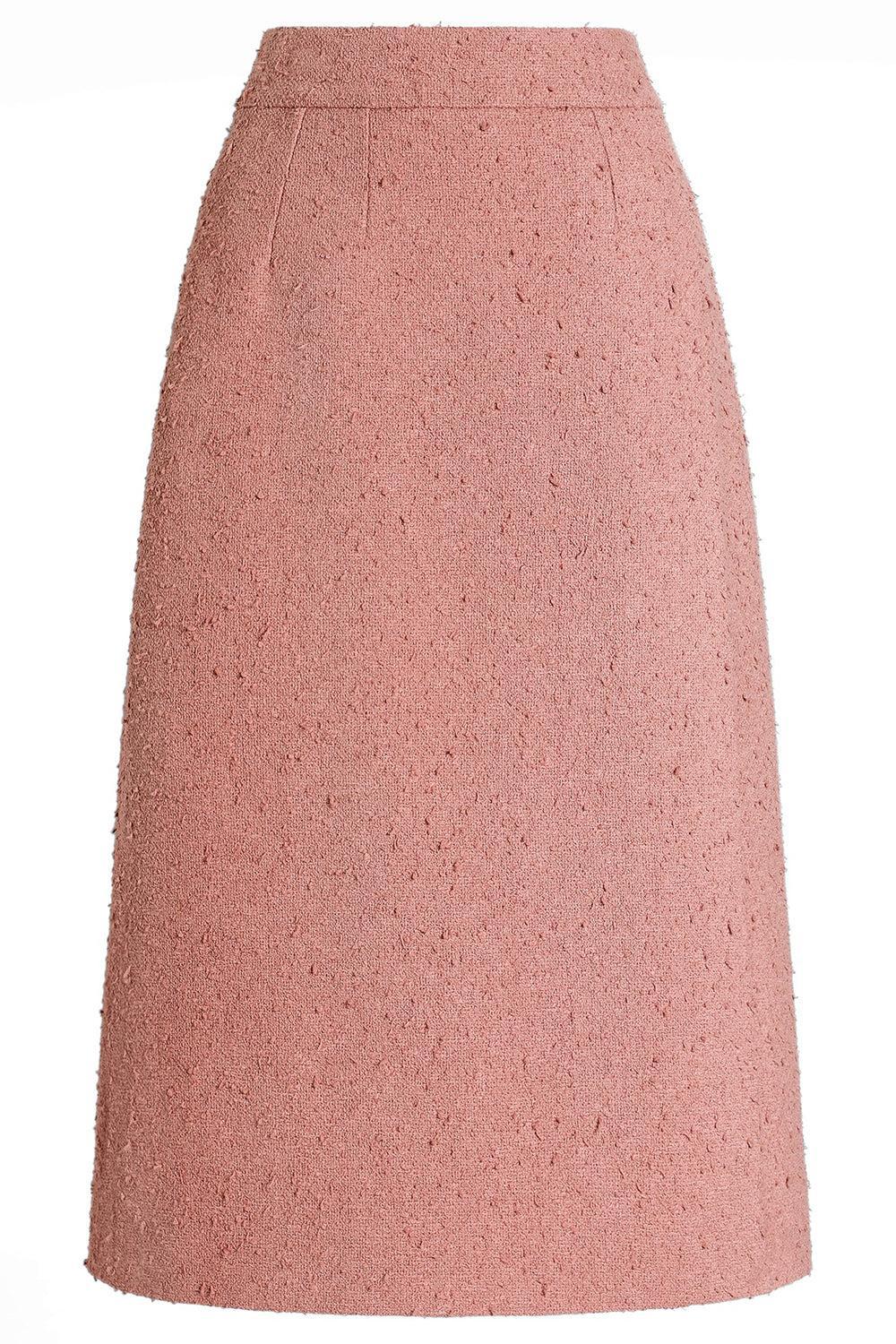 Slit Midi Skirt-PINK-38-CLOTHINGSKIRTMIDI-DOLCE & GABBANA