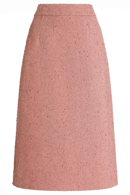 Slit Midi Skirt-PINK-38-CLOTHINGSKIRTMIDI-DOLCE & GABBANA