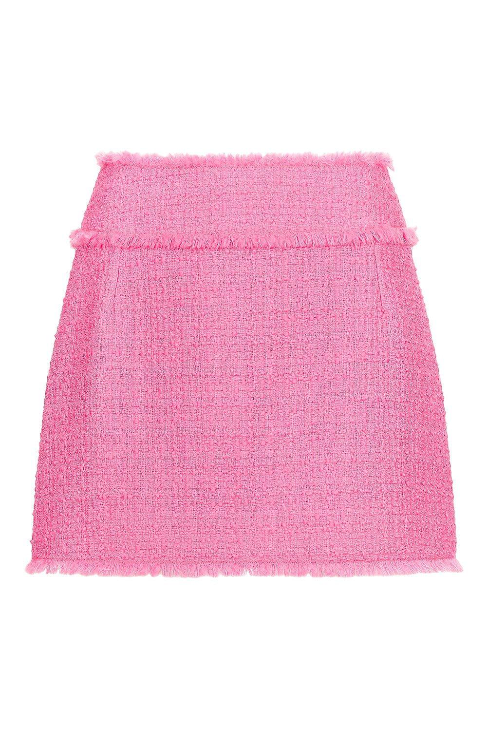 DOLCE & GABBANA-Raschel Mini Skirt-