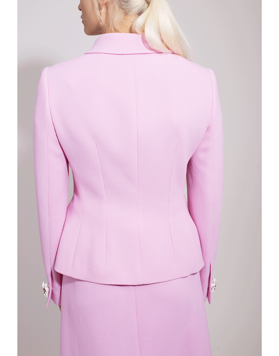 DOLCE & GABBANA-Fitted A-Line Skirt-ROSA