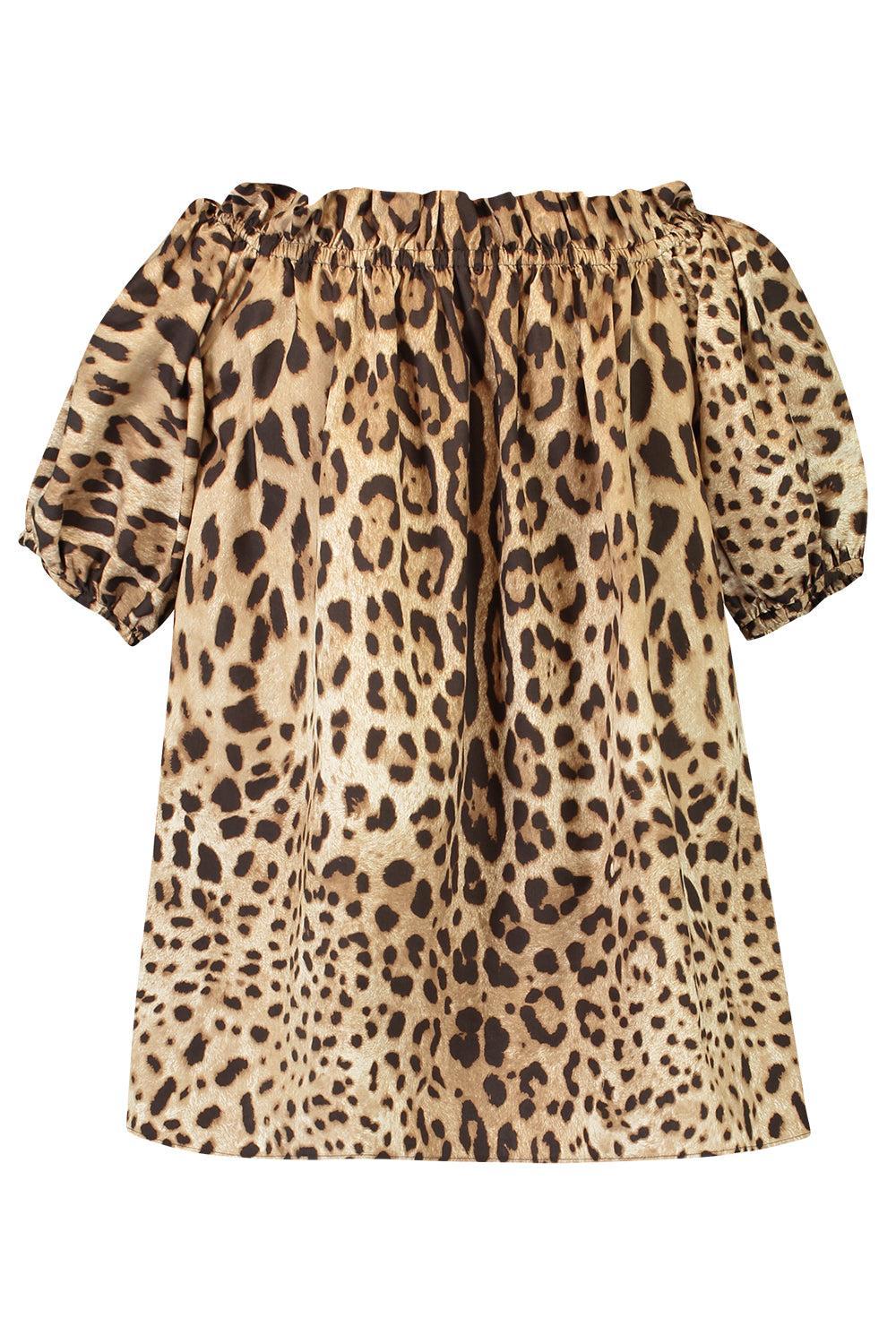 Off The Shoulder Blouse-ANIMAL-36-CLOTHINGTOPBLOUSE-DOLCE & GABBANA