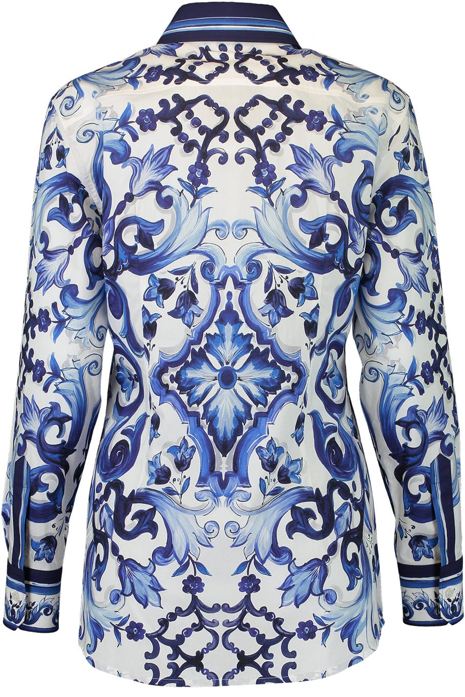 DOLCE & GABBANA-Printed Light Poplin Shirt-