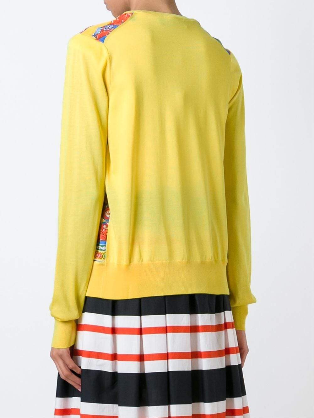 DOLCE & GABBANA-Caretto Print Cardigan-