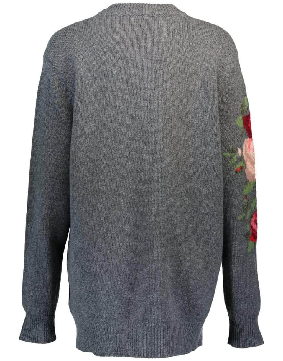 DOLCE & GABBANA-Intarsia Dog Sweater-