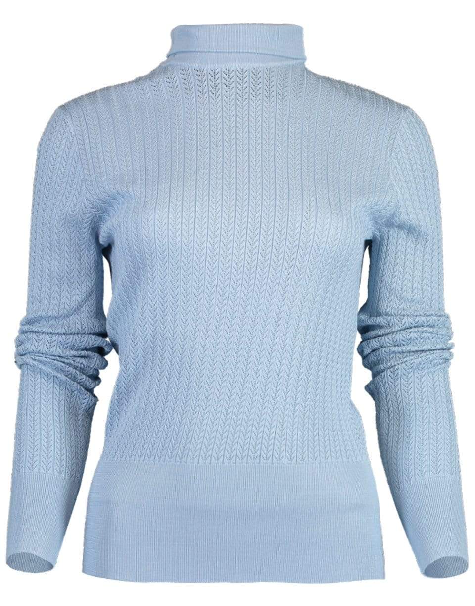 DOLCE & GABBANA-Silk Lace-Stitch Sweater-