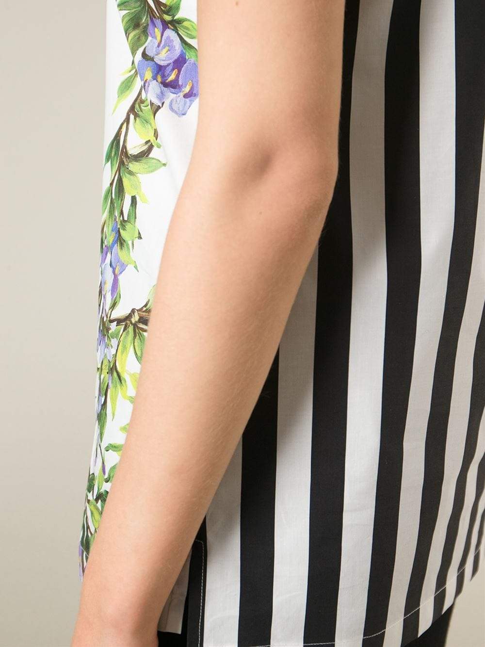 DOLCE & GABBANA-Wisteria Stripe Top-