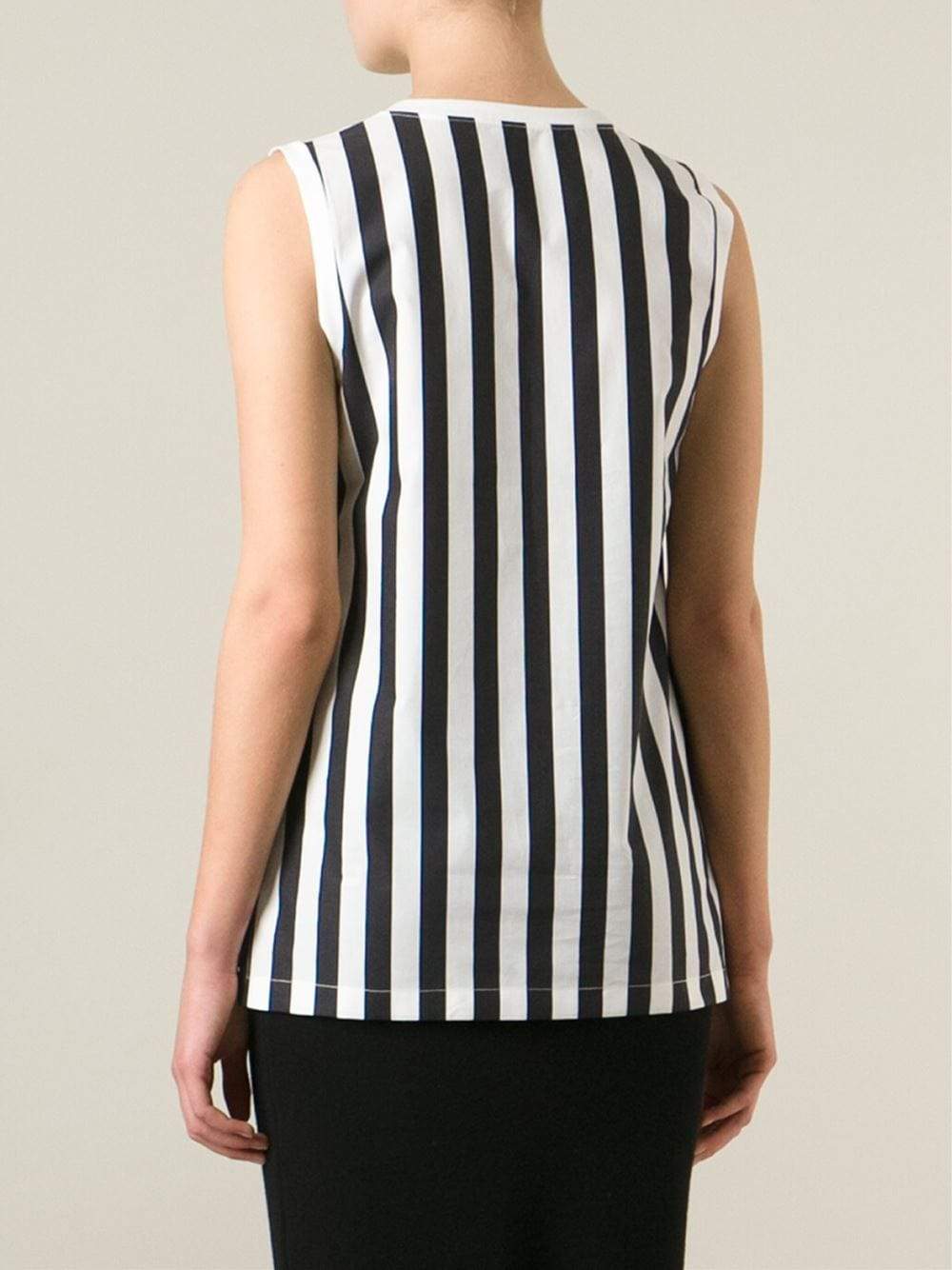 DOLCE & GABBANA-Wisteria Stripe Top-