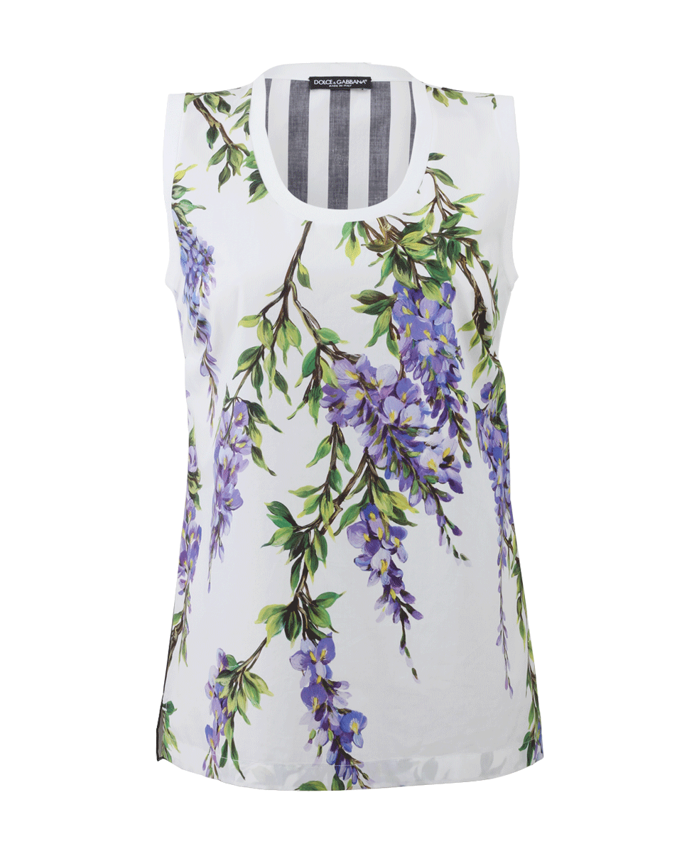 DOLCE & GABBANA-Wisteria Stripe Top-
