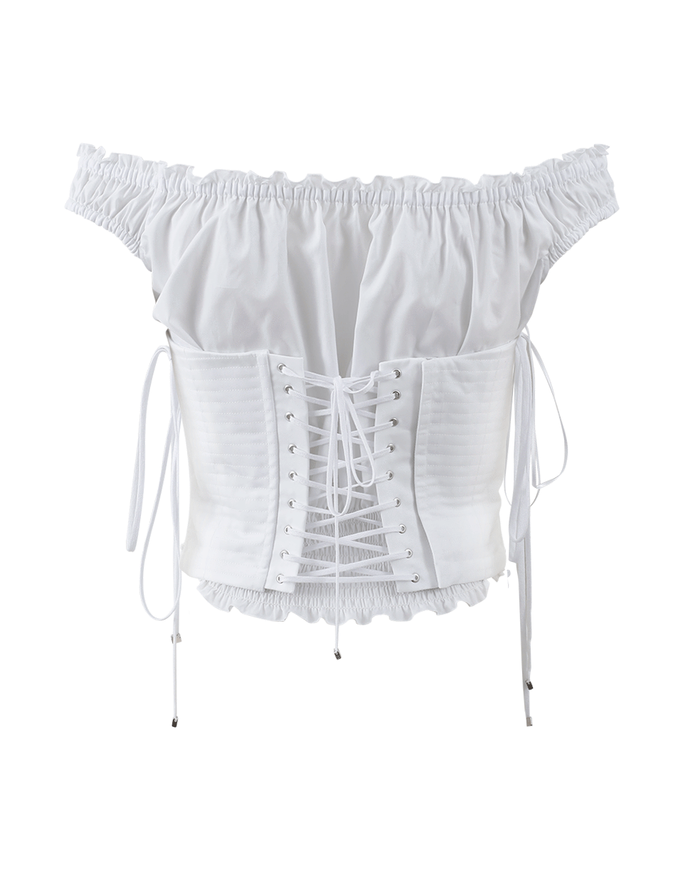 DOLCE & GABBANA-Optical Corset Top-