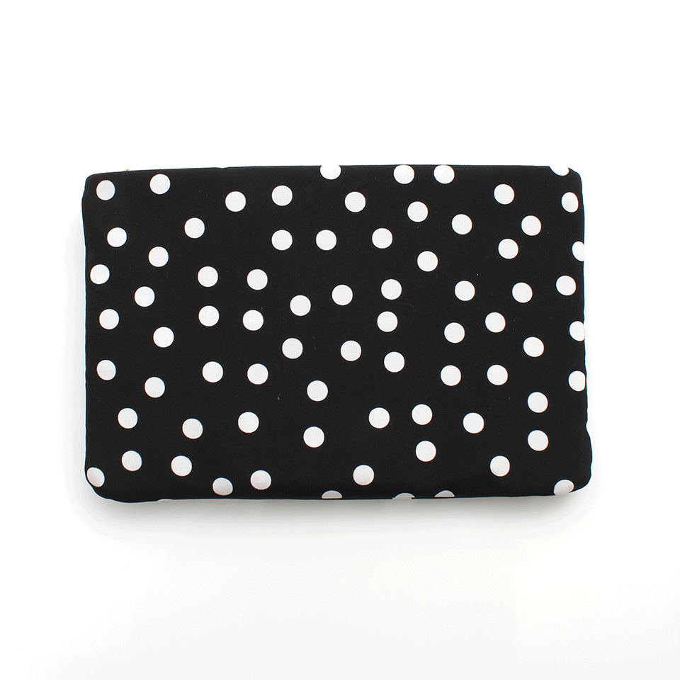 DOLCE & GABBANA-Zip Top Pouch-BLK/WHT