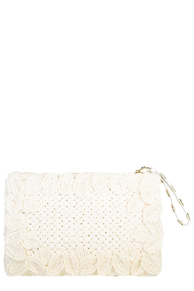 DOLCE & GABBANA-Cleo Clutch-WHITE