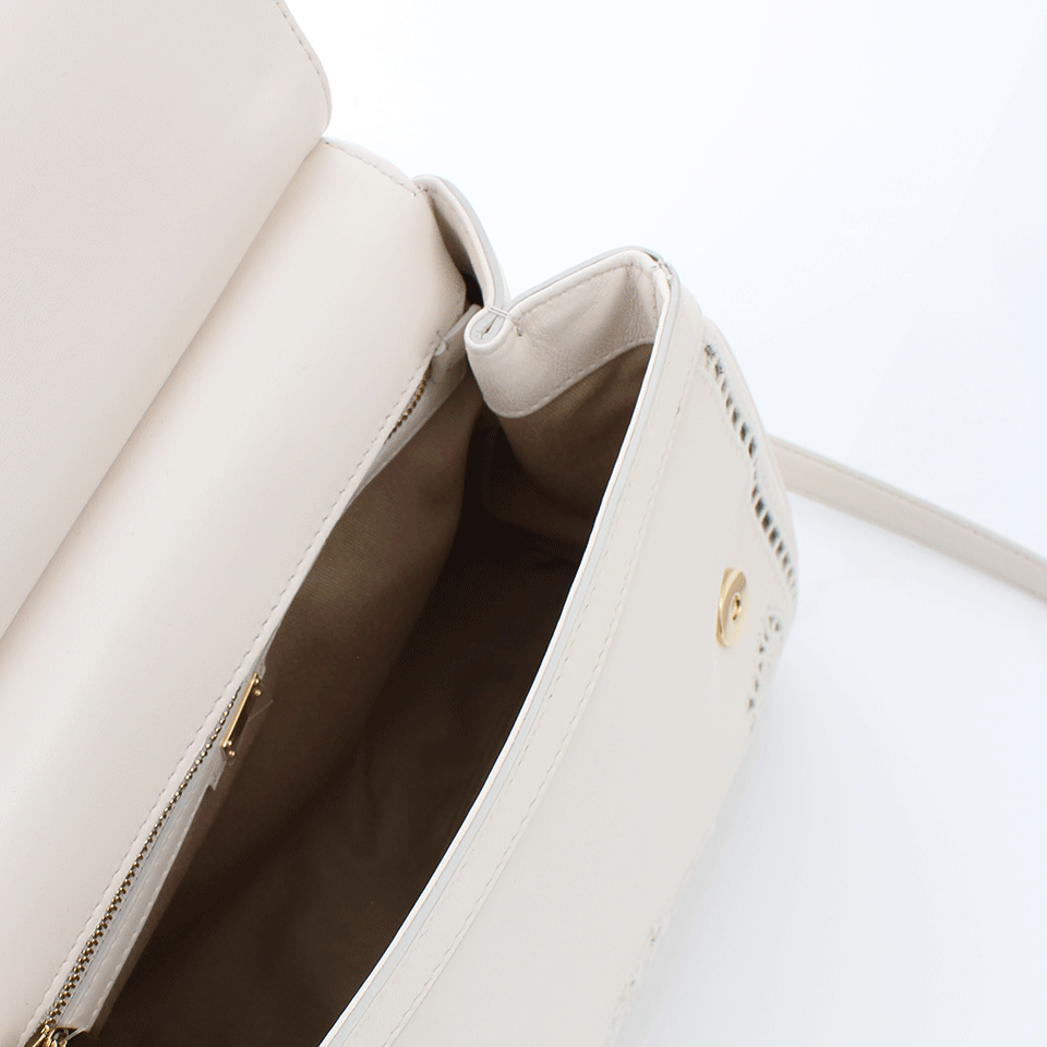 DOLCE & GABBANA-Miss Sicily Laser Bag-89624WHT