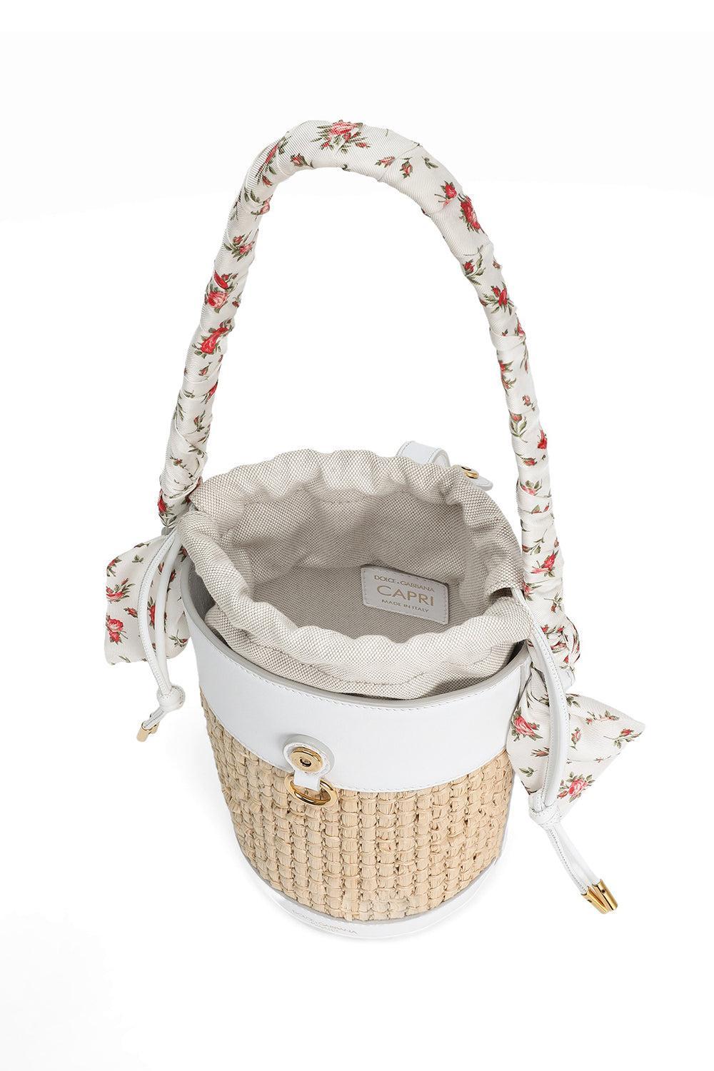 Capri Bucket Bag-CREAM-HANDBAGSHOULDER-DOLCE & GABBANA