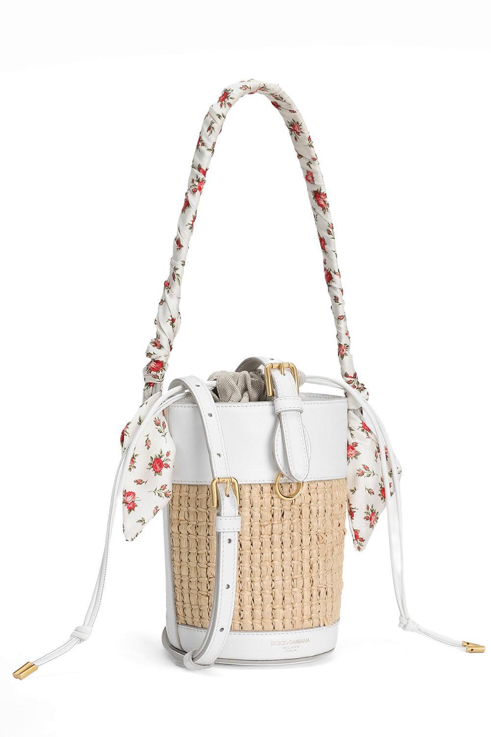Capri Bucket Bag-CREAM-HANDBAGSHOULDER-DOLCE & GABBANA