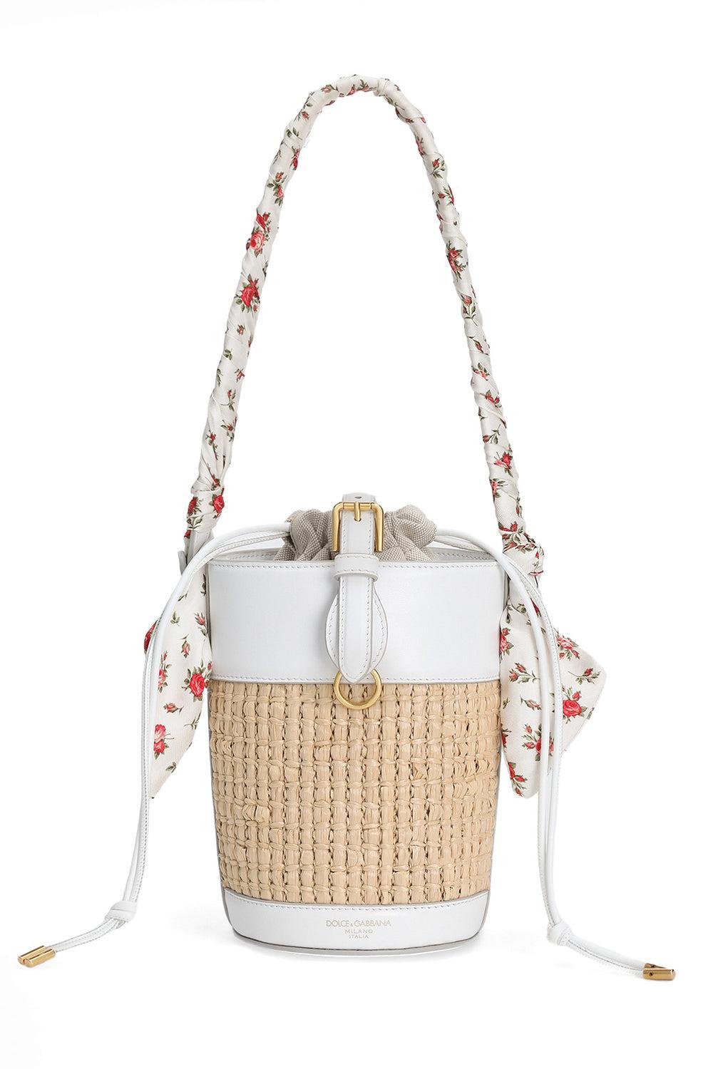Capri Bucket Bag-CREAM-HANDBAGSHOULDER-DOLCE & GABBANA