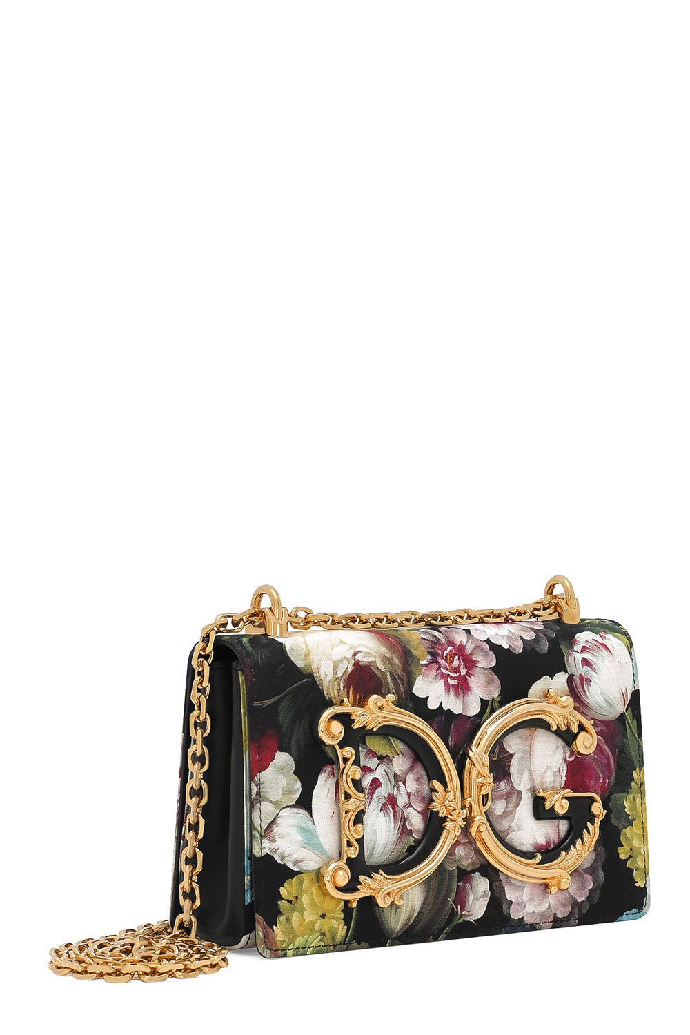 DOLCE & GABBANA-Floral DG Crossbody Bag-FIORENOT