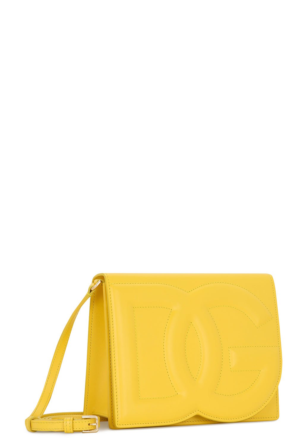 DOLCE & GABBANA-DG Logo Crossbody Bag - Giallo-GIALLO