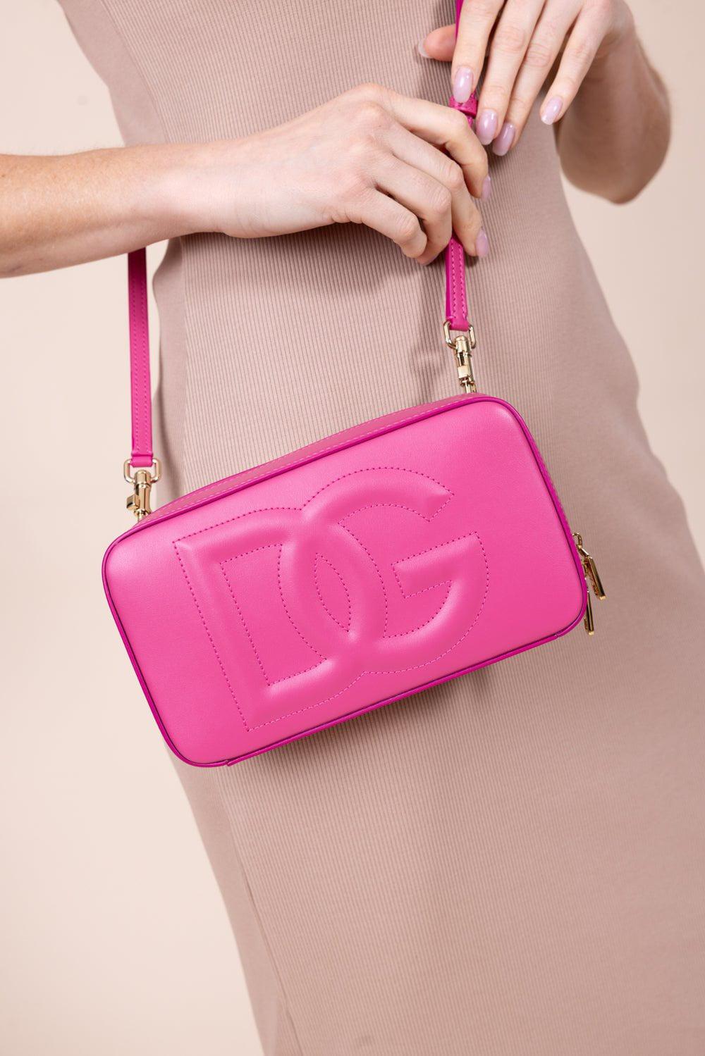 DOLCE & GABBANA-Small DG Logo Camera Bag - Glicine-GLICINE
