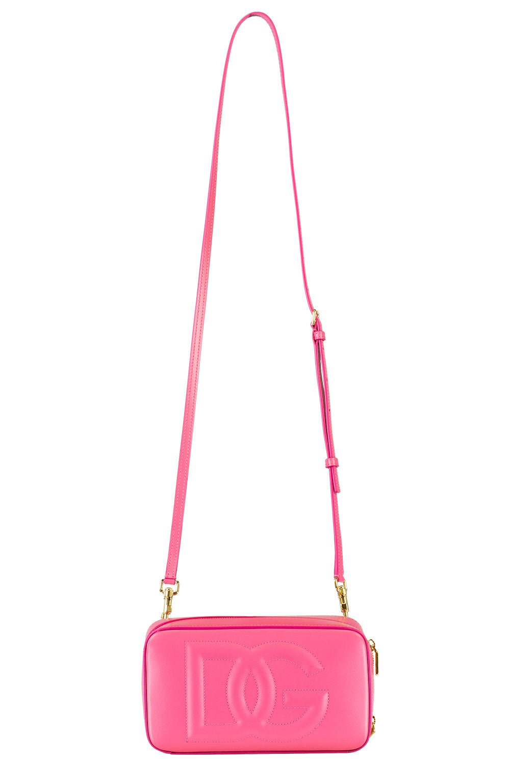 DOLCE & GABBANA-Small DG Logo Camera Bag - Glicine-GLICINE