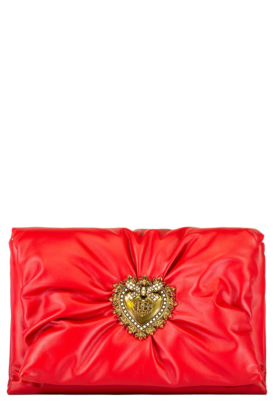 DOLCE & GABBANA-Medium Devotion Bag - Intense Red-INTNSRED