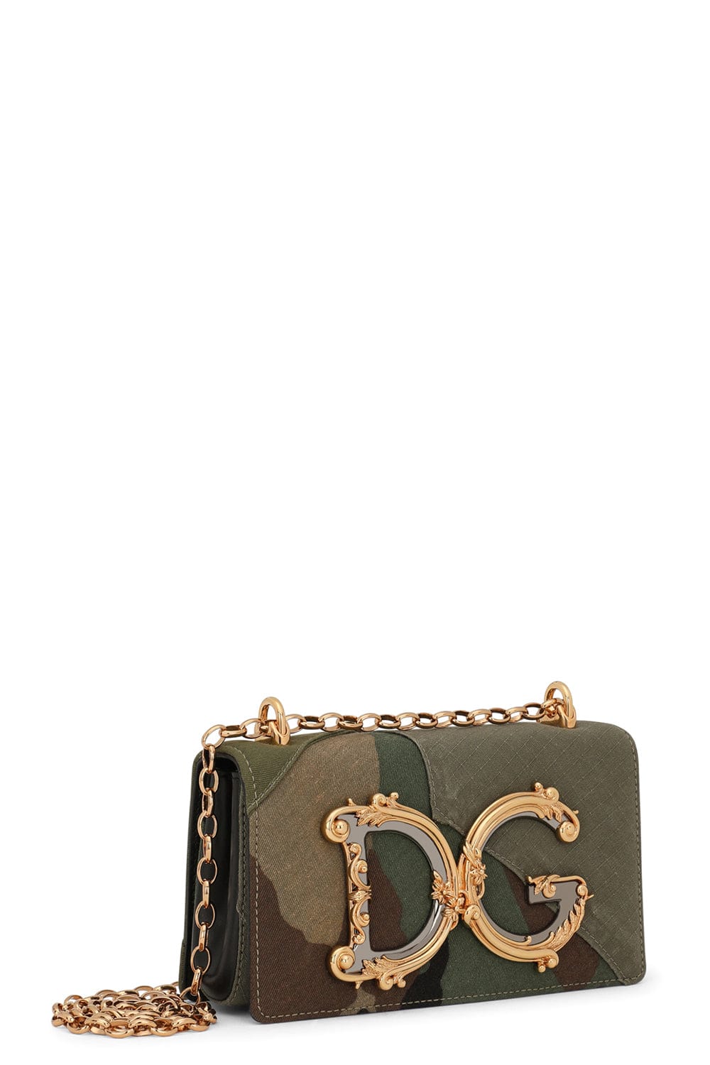 DOLCE & GABBANA-DG Girls Mini Bag-CAMOUFLAGE PATCHWORK