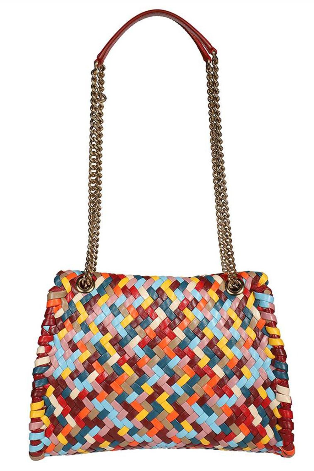 DOLCE & GABBANA-Woven Devotion Bag-MULTI