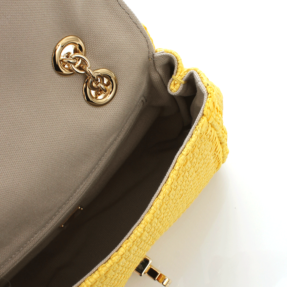 DOLCE & GABBANA-Jewel Embroidered Raffia Bag-
