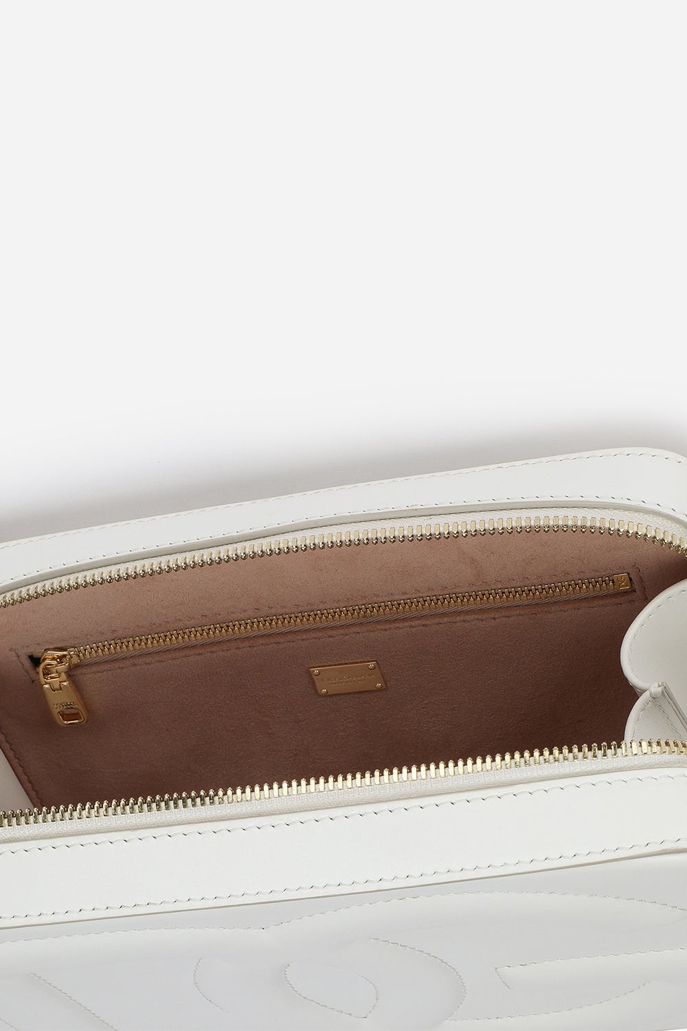DOLCE & GABBANA-Medium Logo Camera Bag-OPTICWHT