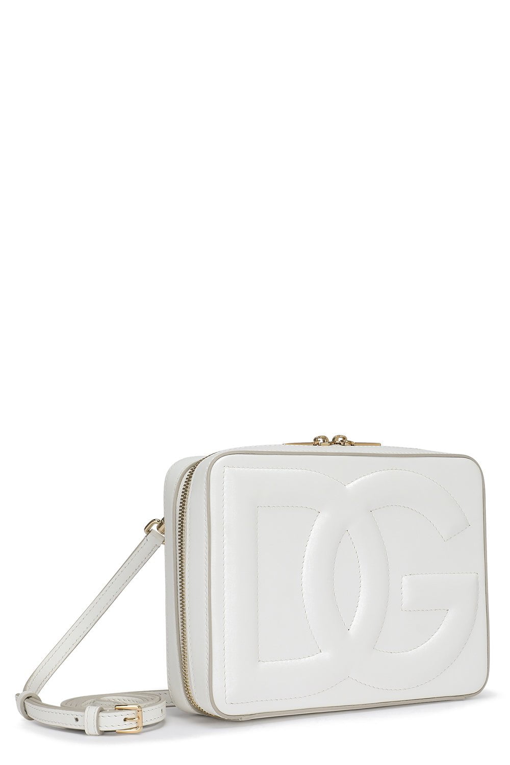 DOLCE & GABBANA-Medium Logo Camera Bag-OPTICWHT