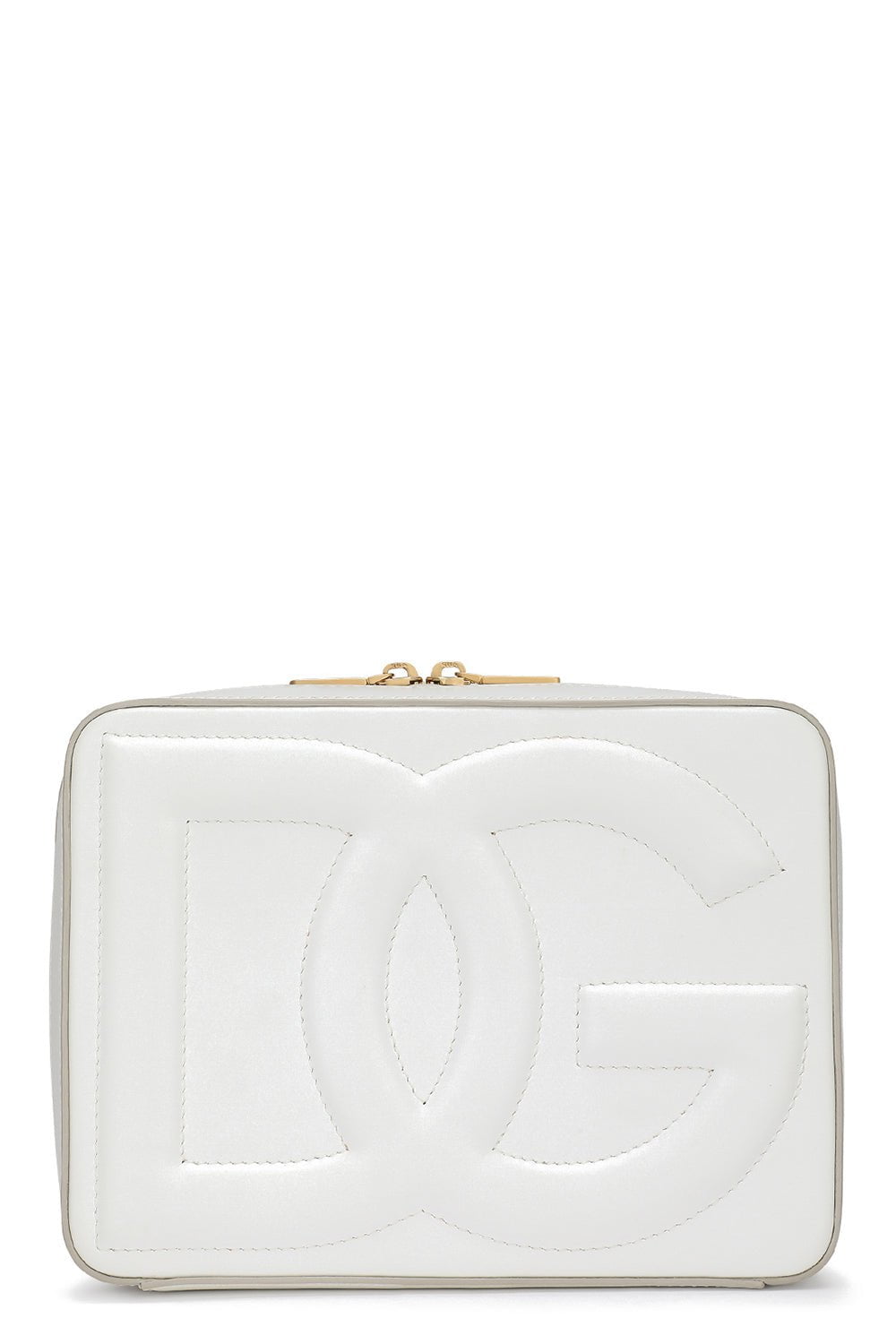 DOLCE & GABBANA-Medium Logo Camera Bag-OPTICWHT