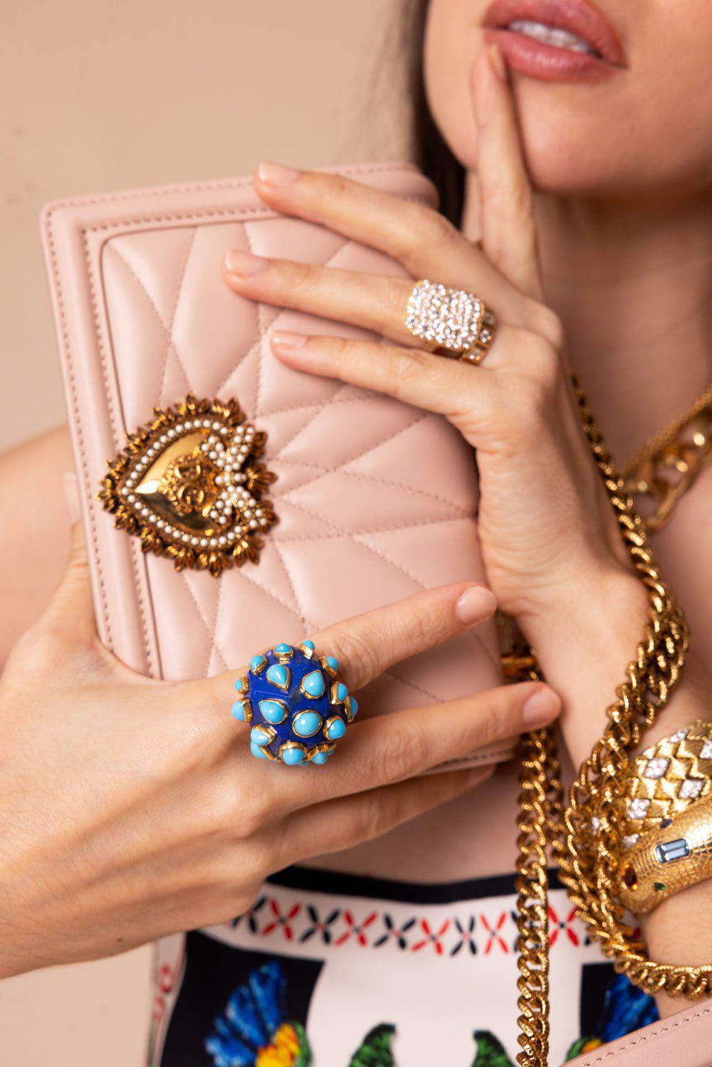 DOLCE & GABBANA-Small Devotion Bag - Pink-PINK