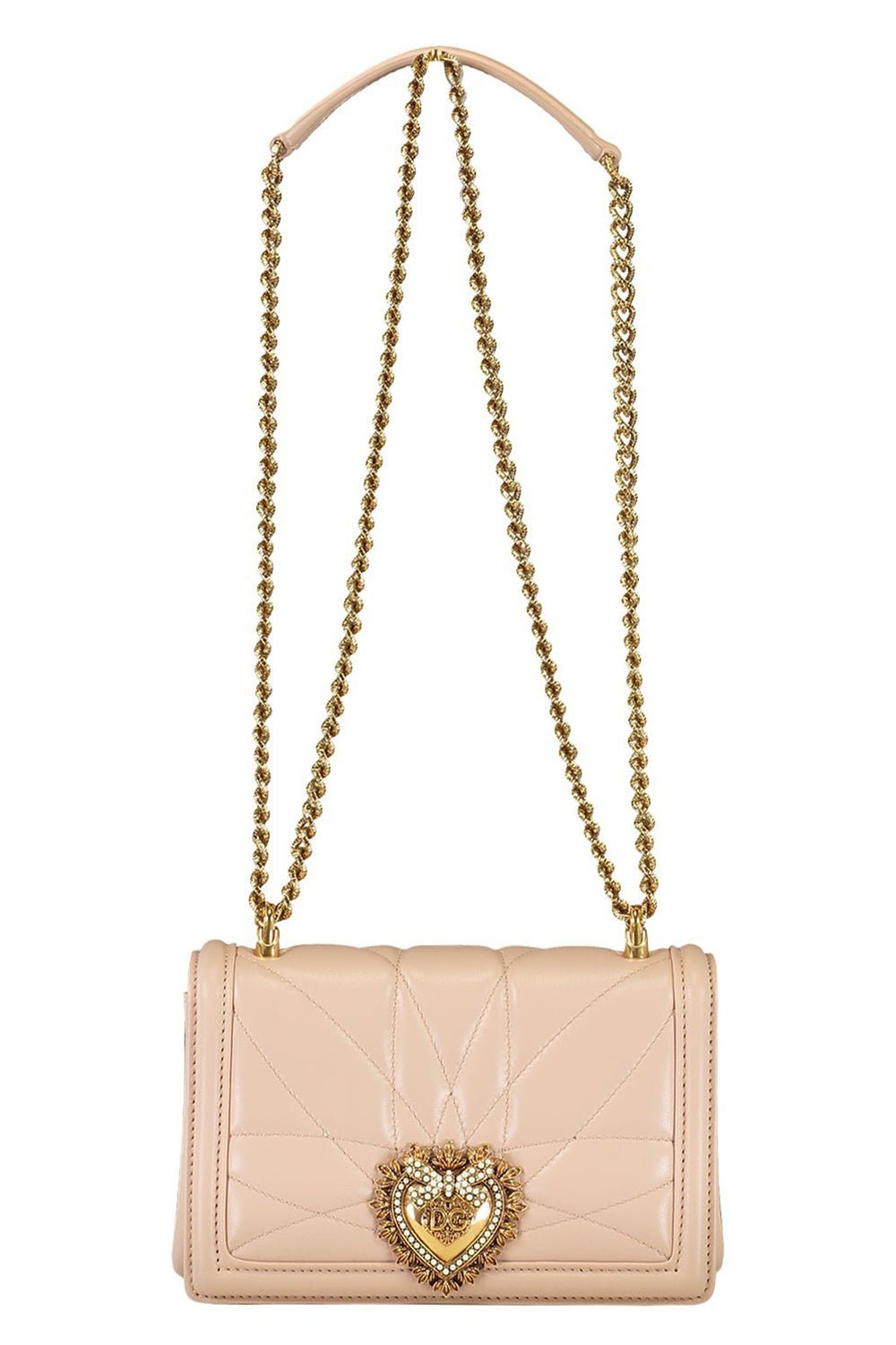 DOLCE & GABBANA-Small Devotion Bag - Pink-PINK
