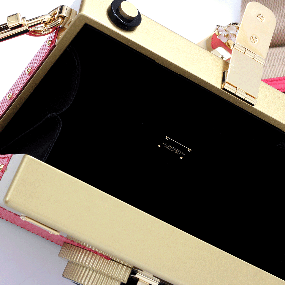 DOLCE & GABBANA-Camera Shoulder Bag-PNK/GLD