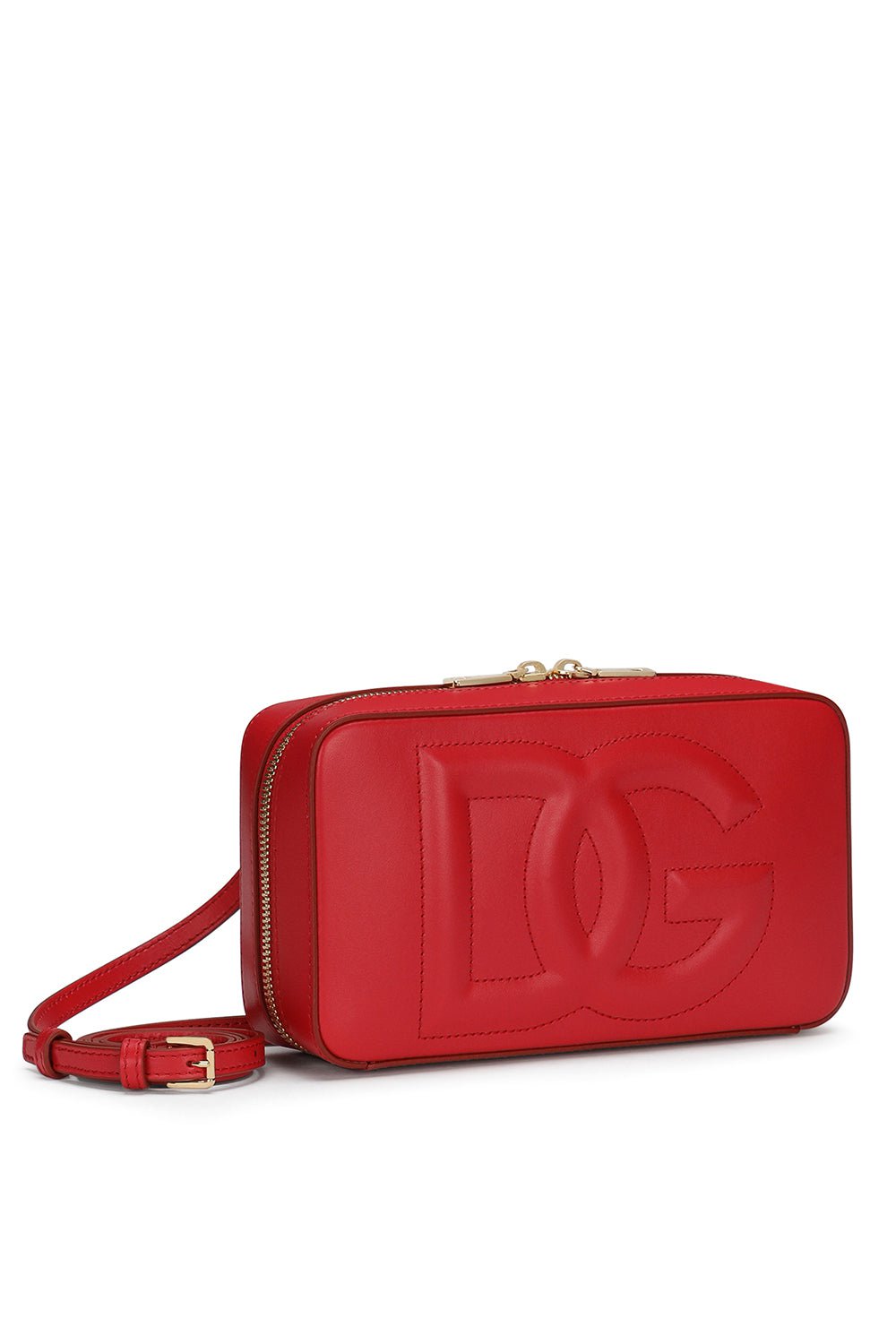 DOLCE & GABBANA-Small DG Logo Camera Bag-RED