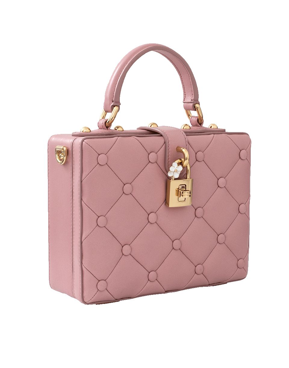 DOLCE & GABBANA-Quilted Box Bag-ROSA