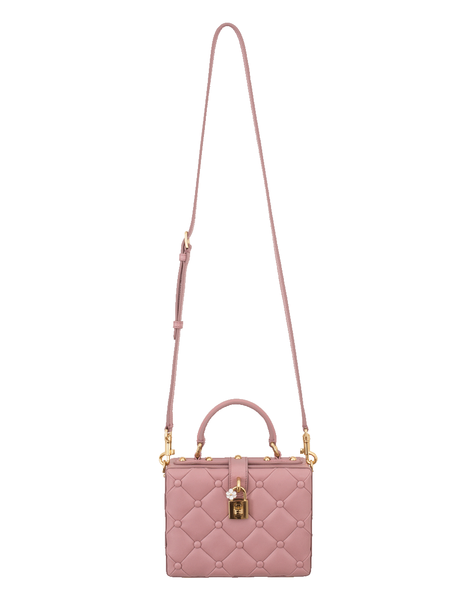 DOLCE & GABBANA-Quilted Box Bag-ROSA