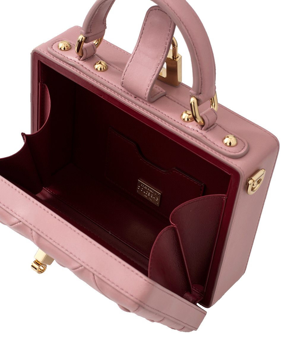 DOLCE & GABBANA-Quilted Box Bag-ROSA