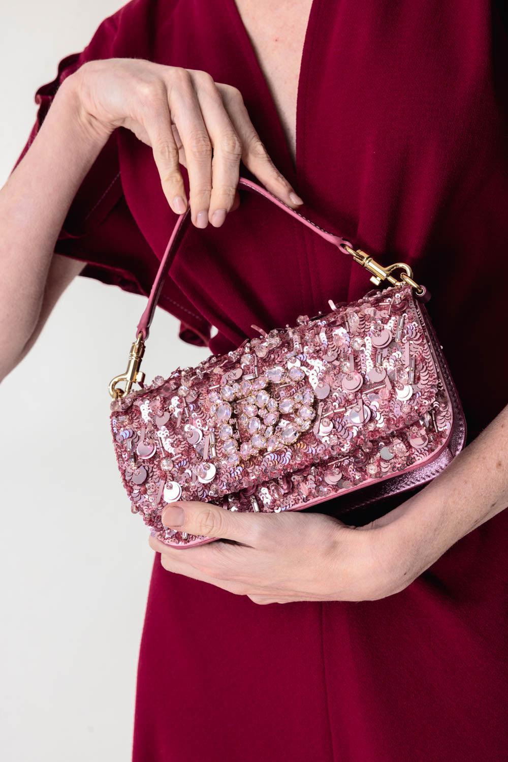 DOLCE & GABBANA-3.5 Crossbody Bag - Rosa Rosa-ROSAROSA