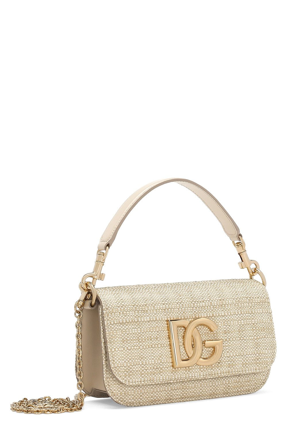 DOLCE & GABBANA-3.5 Crossbody Bag - Sabbia-SABBIA