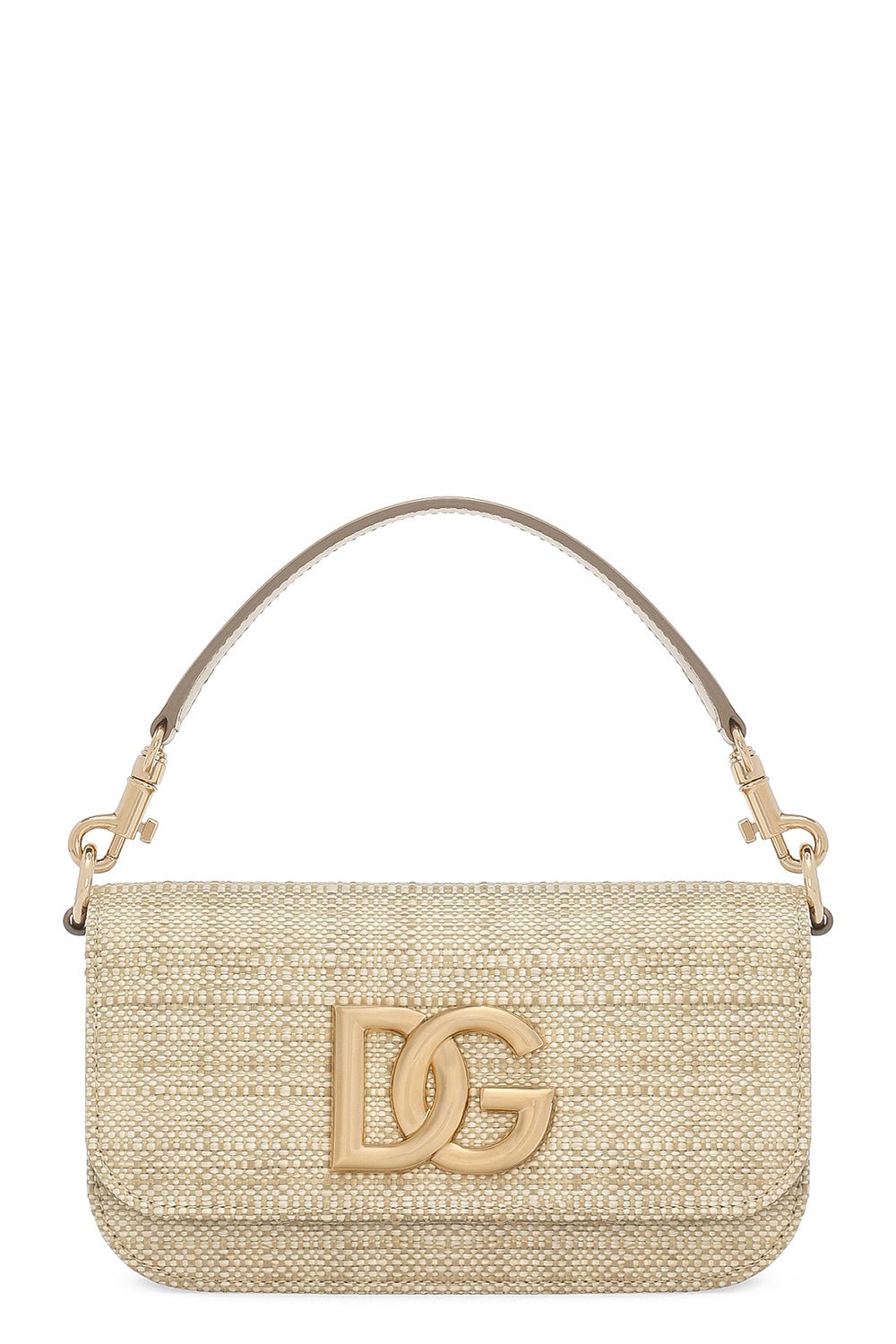 DOLCE & GABBANA-3.5 Crossbody Bag - Sabbia-SABBIA