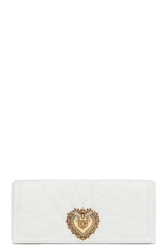 DOLCE & GABBANA-Devotion Baguette Bag-WHITE