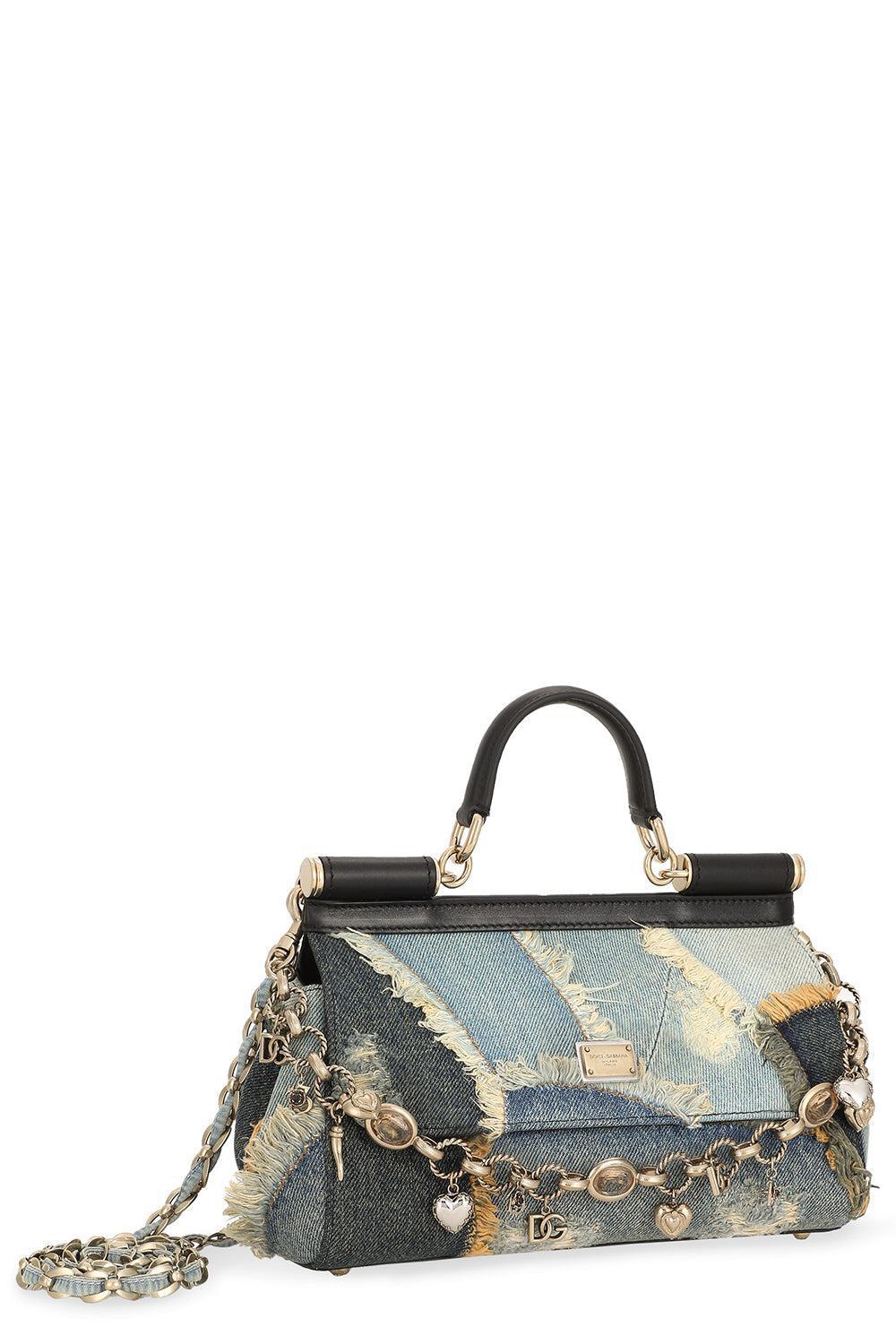 Elongated Sicily Bag - Patchwork Denim | DOLCE & GABBANA – Marissa