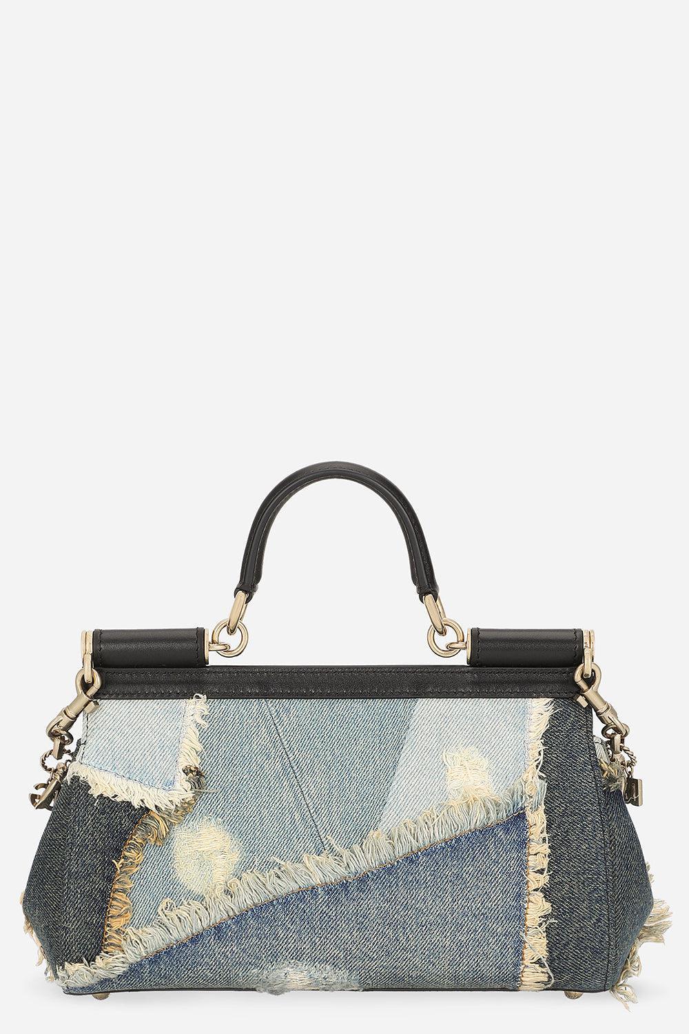 Elongated Sicily Bag - Patchwork Denim | DOLCE & GABBANA – Marissa