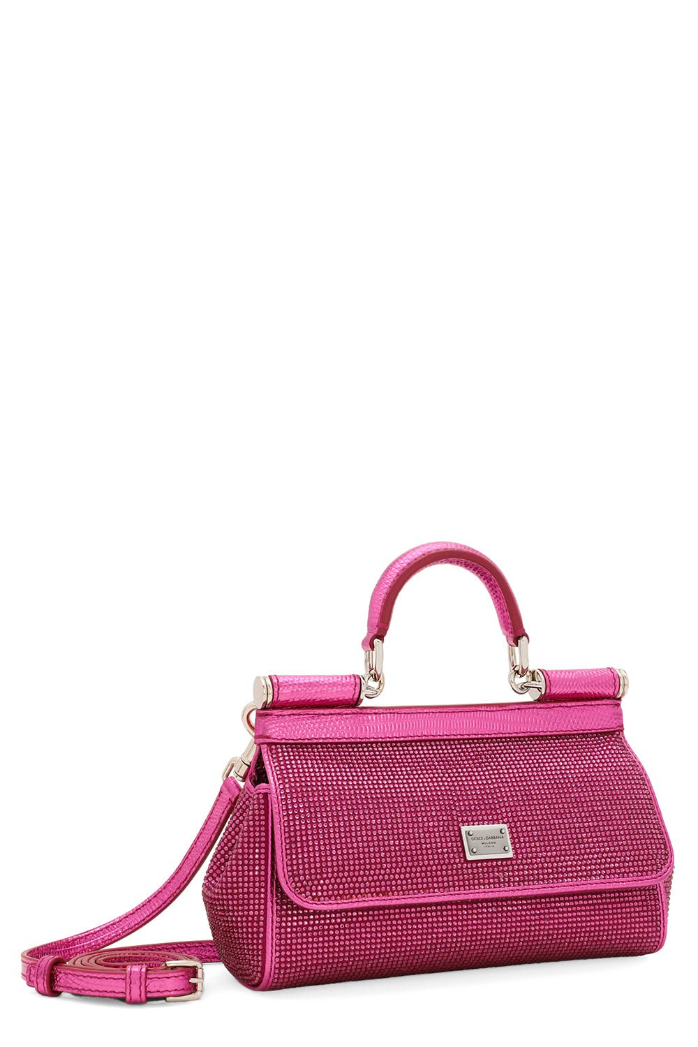 Small Sicily Bag Fuchsia Crystal Marissa Collections