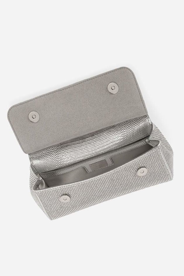 DOLCE & GABBANA-Small Sicily Bag - Crystal-CRYSTAL