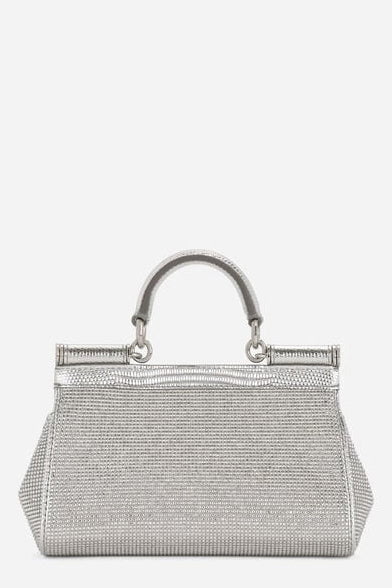 DOLCE & GABBANA-Small Sicily Bag - Crystal-CRYSTAL
