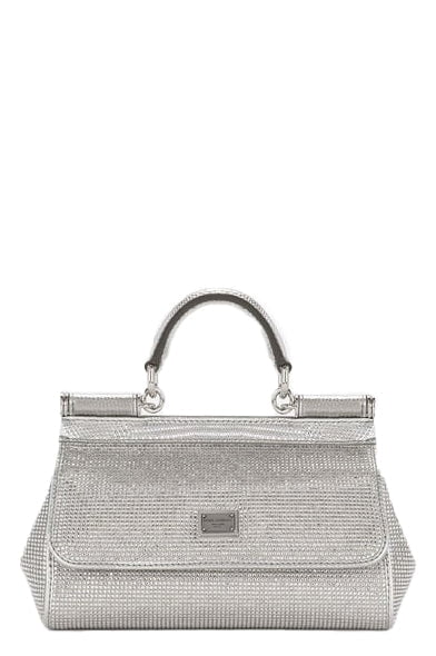 DOLCE & GABBANA-Small Sicily Bag - Crystal-CRYSTAL